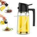 Distributeur d'Huile 2-en-1 – Spray & Bec Verseur pour une Cuisine Saine