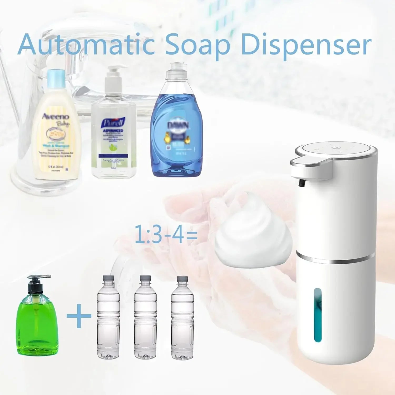 Distributeur de Savon Automatique "Touchless" – Hygiène & Modernité