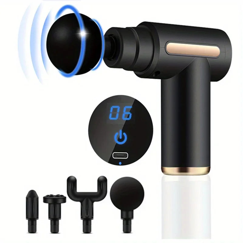 Pistolet de Massage Musculaire Professionnel – Récupération Sportive Anti-Douleur