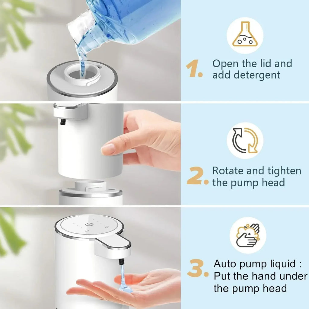 Distributeur de Savon Automatique "Touchless" – Hygiène & Modernité