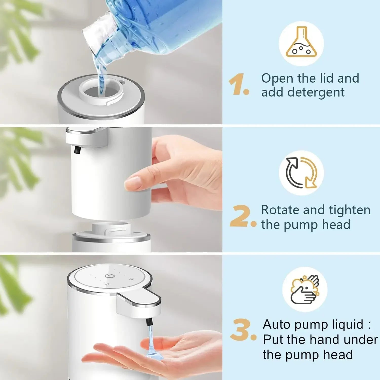 Distributeur de Savon Automatique "Touchless" – Hygiène & Modernité