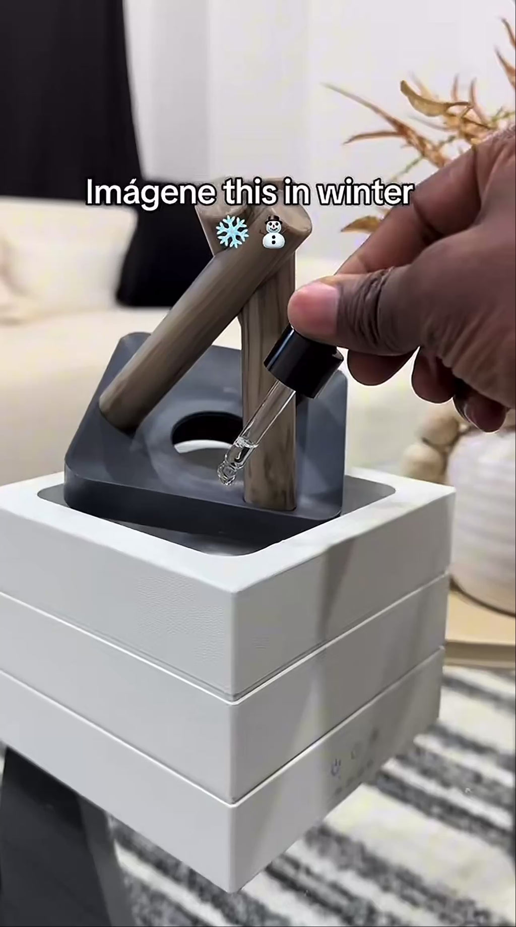 Diffuseur d'Huiles Essentielles "Effet Flamme" – Humidificateur d'Ambiance Apaisant