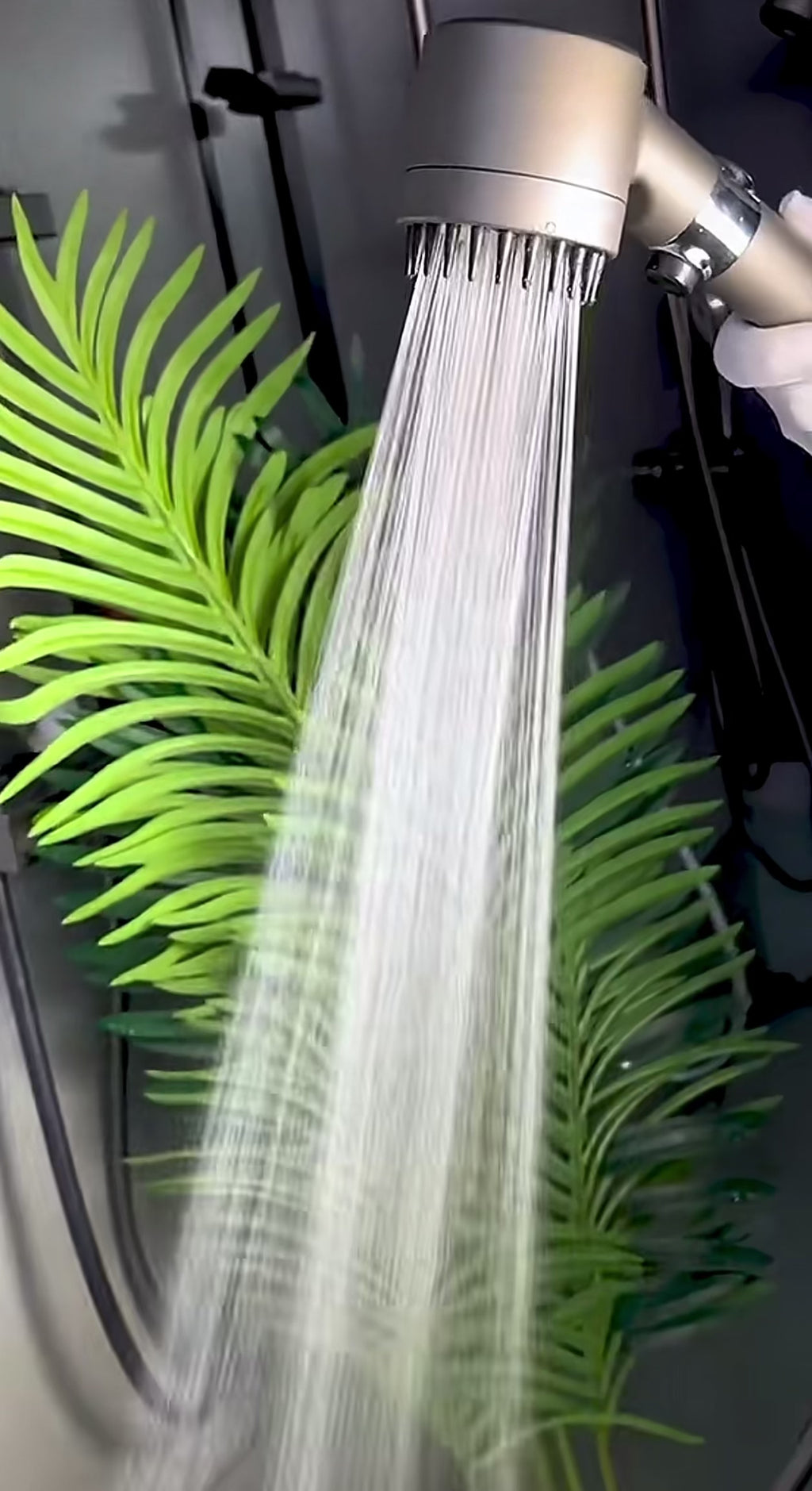 Pommeau de Douche Haute Pression – 3 Modes avec Brosse de Massage Intégrée