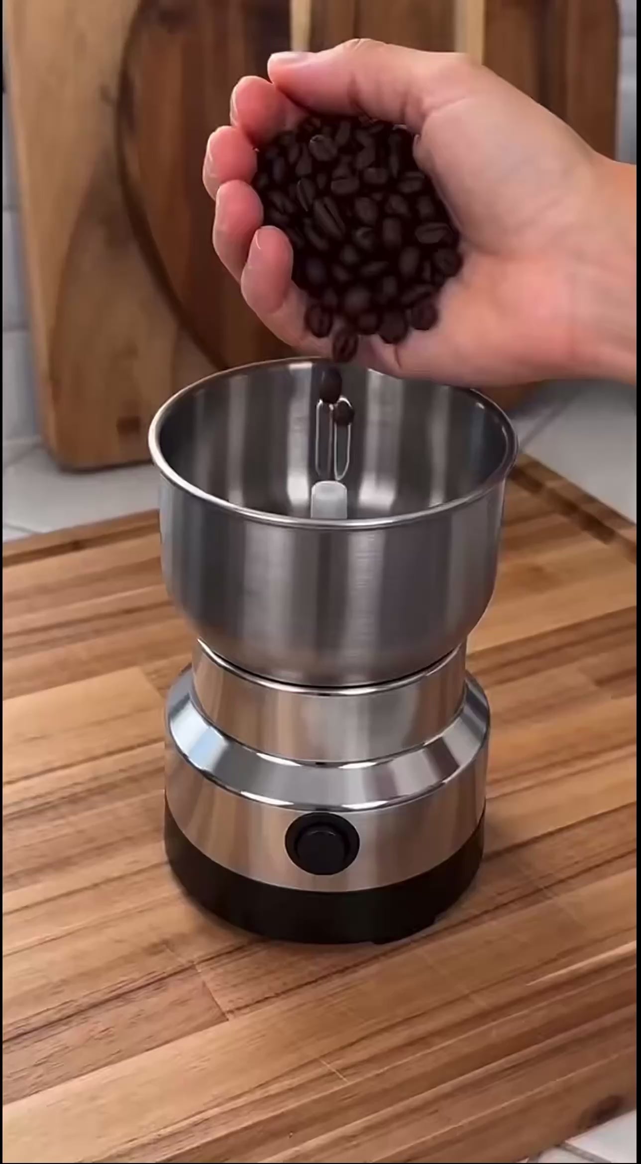 Moulin Électrique Multifonction – Café, Épices et Graines